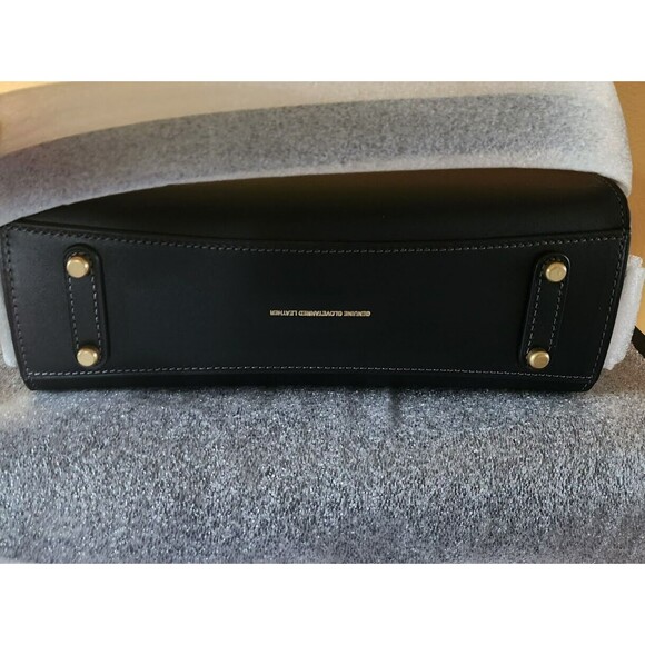 COACH ROGUE 26 BLACK SATCHEL TOP HANDLE CROSSBODY BRASS BAG CU047 ~NWT - Picture 6 of 7